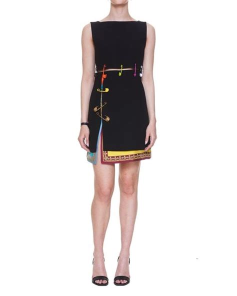 versace safety pin shirt|versace safety pin dress.